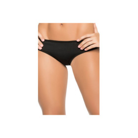 Tanga noir froncé sur les fesses 